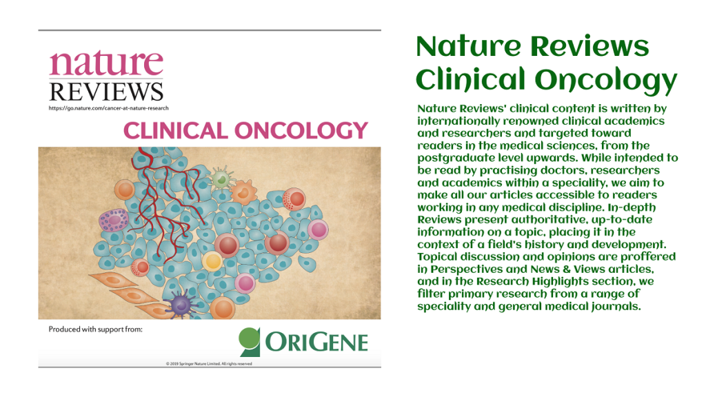 Nature Reviews Clinical Oncology - List of Oncology Journals