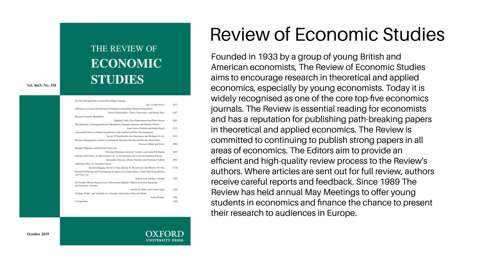 journal of economic research & reviews ranking